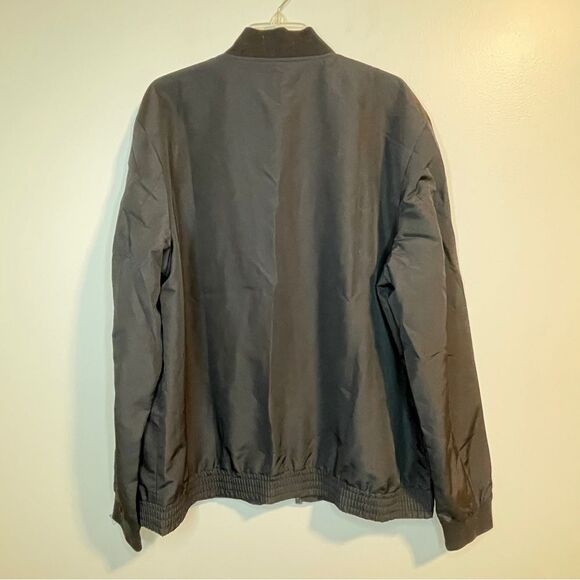 Open Edit Shine Bomber Jacket Black XL - Picture 7 of 8